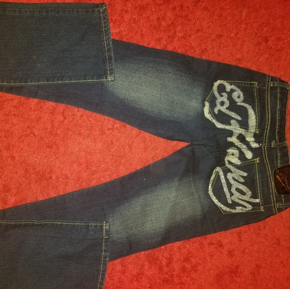 💋Rare💋 Ed Hardy Jeans  By Christian Audigier - Picture 9 of 12